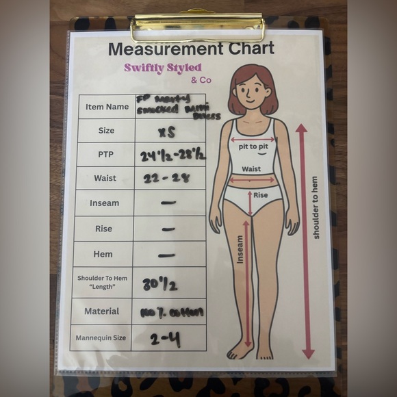 NWT FP - Marty Smocked Mini‎ Dress - Picture 13 of 13